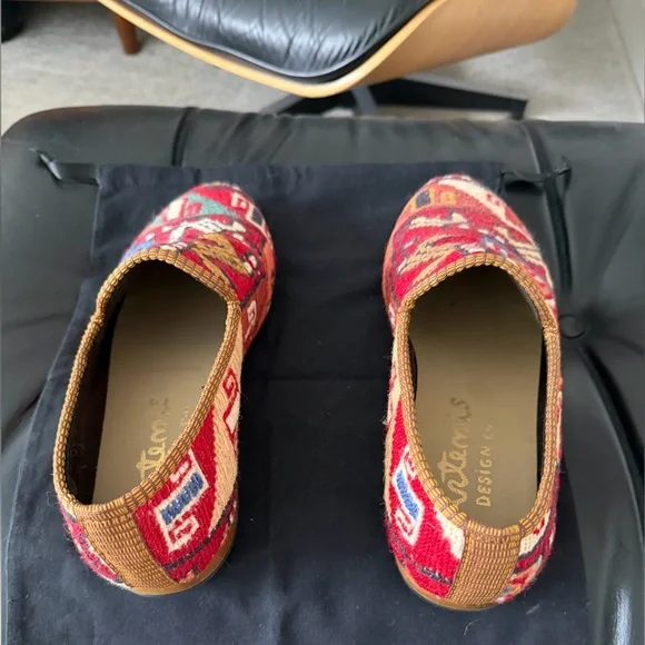 Artemis Silk and Wool Kilim loafers - Picture 4 of 9